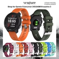 (GoodSeller) GARMIN VIVOACTIVE 3 FORERUNNER 245 245M SILICONE RUBBER WATCH STRAP