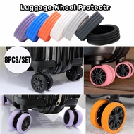 8pcs/set /Luggage Wheel Protector Silicone Luggage Wheel Protector Cover/Luggage Trolley Wheel Protector Ring Rubber Replacement
