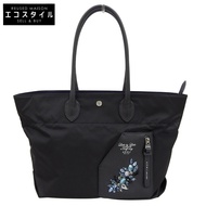 ADMJ 近全新尼龍小牛皮施華洛世奇水晶騎士口袋手提包 23SC060404A [二手]