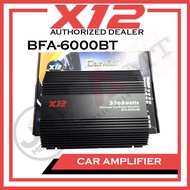 X12 BFA-6000BT 3600 watts 4 channel Power Amplifier w/ USB, Bluetooth