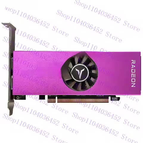 FOR Yeston AMD Radeon RX 6400 4GB GDDR6 Low Profile PCIE 4.0 64 Bit Graphics Card