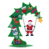 Diamond Painting Christmas Decoration, Christmas Tree Double-Sided Diamond Painting By Numbers, Glow In The Dark Christmas Tree, Christmas Decoration, Crafts For Home, Table Decora