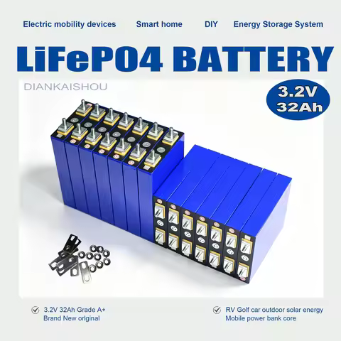 3.2 V 32Ah Lifepo4 BatterienDIY 12V 48V 3C-5C Lithium Phosphat Batterie Pack Solar Motorrad elektris