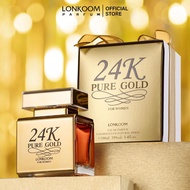 LONKOOM 24K Gold Perfume EAU DE PARFUM 100ml Minyak Wangi EDP Tahan Lama Untuk Wanita/Lelaki Wangian