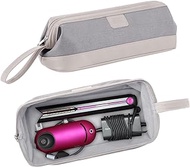 BUBM Travel Case Compatible with Dyson Airwrap &amp; Curling Iron, Portable Hair Dryer Carrying Bag Waterproof Storage for Dyson Supersonic Styler Attachments Protection