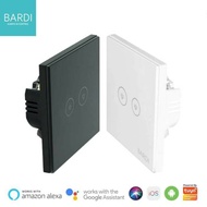 BARDI EU 2 Gang White Smart Switch Touch Wifi Light Switch