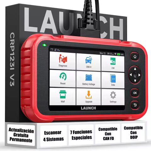 Scanner Diagnostic Tool LAUNCH CRP123I V3.0 for ABS SRS ENG AT FCA SGW 7 Resets Oil/EPB/BMS/DPF/Thro
