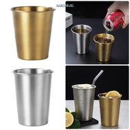 NARCISSUS1Y7KJ 1Pcs Whisky Beer Cups, Coffee Tea Wine Gold Silver Stainless Steel Cup,  Travel Campi