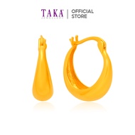 TAKA Jewellery 916 Gold Hoop Earrings