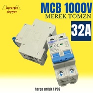 32 Ampere 2 Pole MCB Tomzn DC 2P 1000V 32A MCB for Solar Panel Solar 1KV