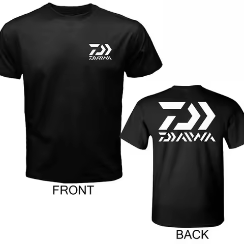 Fishing Pescia Daiwa Team 2026 Summer Men's Women's Cotton Oversized T-Shirt Comfortable High-Qualit