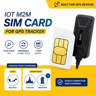 1 Year Valid IoT M2M SIM Card for GPS Tracker | PnP Plug & Play | Renewable | MY SG TH Coverage