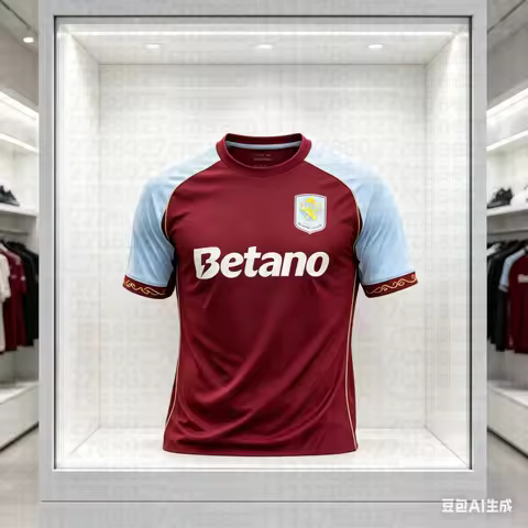 Aston Villa Men Outdoor Kids Football Jersey, Comfortable Quick-Dry T-Shirt for Daily Training, Matc