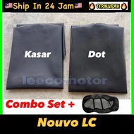 Seat Cover + Net Jaring FOR YAMAHA NOUVO LC 135 NOUVOLC NOUVO-LC AT135 SEAT COVER KAIN KULIT SEAT ASSY SARUNG KUSYEN SET