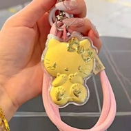 Containing Gold Pure Gold 20mgHelloKitty Keychain Creative Pendant Cartoon KT Cat Mobile Phone Penda