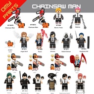 Movie Character CHAINSAW MAN MINI BRICK LEGO ACTION FIGURE MINI Small DENJI POWER