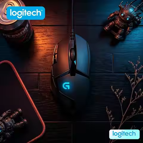 High-Precision Logitech G402 Mouse 20M Clicks 8 Buttons Anti-Slip for High-Stakes Competitive Gaming