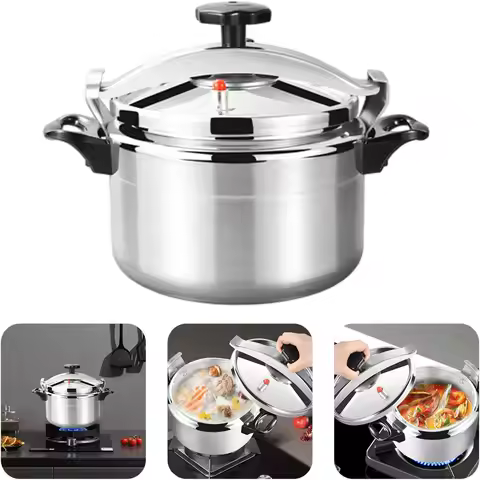 3L/3.17Qt Mini Pressure Cooker Aluminum Alloy Quick Cooking Pressure Canner Kitchen Pot for Hotel Re