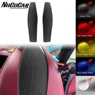 For Porsche 911 992 2019-2024 Carbon Fiber Seat backrest Panel Trim Cover Car Accessories Interior D