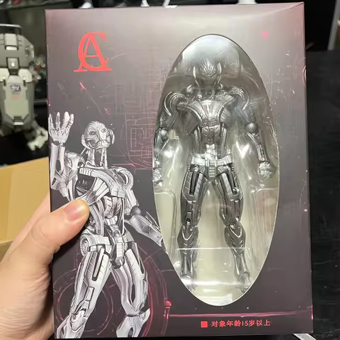 In Stock Ac Factory Ultron Action Figures Toys Kaiyodo Amazing Yamaguchi Avengers Anime Ko Model Pvc
