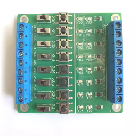 1PCS PLC Debugging Board/simulation/test Board / 8-channel Input/output Board/Switch IO Signal /PLC 