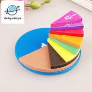 Circular Fractions Counting Kids Early Educational Math Toys Math Operation Learning Teaching Toys