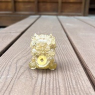 水晶擺飾【吞金獸 鈦晶】招財 正偏財 事業運