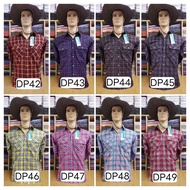 2-Pocket Plaid Shirt Long Sleeves Dp42-DP49