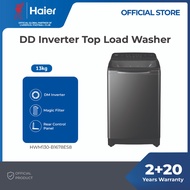 [READY STOCK] Haier 13kg Top Load DD Inverter Washing Machine / Magic Filter / Rear Control Panel - 