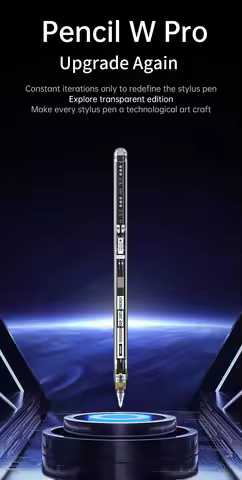 WiWU Transparent Stylus for iPad Palm Rejection Tablet Pencil Magnetic Charging Touch Pencil for iPa