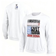 WWE John Cena 17-Time Commemorative Graphic Print Unisex Sweatshirt