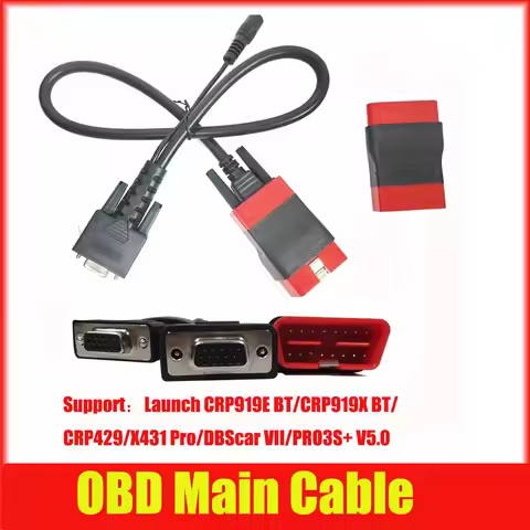 OBD Main Cable Connector Cable for Launch X431 CRP919E BT/CRP919X BT/CRP429/X431 Pro/PRO3S+ V5.0 OBD