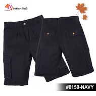 MU ELMER SELUAR POCKET PENDEK DEWASA / SELUAR 6 POCKET BERWARNA / MEN SHORT PANTS / CASUAL SHORT PAN