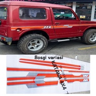 stiker body mobil katana 4x4 jimny / stiker suzuki katana 4x4 / stiker katana jimny