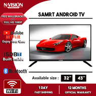 NVISION 32 Inch Smart LED / FULL HD TV | Android-HDR-Netflix-Youtube CCTV Monitor