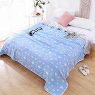 🏮 ผ้าห่มสาลู ผ้าฝ้าย ผ้าฝ้ายญี่ปุ่น ผ้าเอนกประสงค์ ขนาด 6 ฟุต (160*200 cm.) ถักทอ 6 ชั้น ทอลายทั้งผื