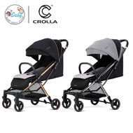 Crolla Premium Air Swift Auto Fold Stroller | Cabin Size | Lightweight | Magnetic Bucket | Newborn to 22kg
