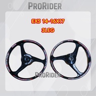 EX5 HIGH POWER  ,WAVE125 ,WAVE 110 ,Y110 SS ,Y125 ,LC 5SPEED SPORT RIM 3LEG 3 BATANG CAST WHEEL
