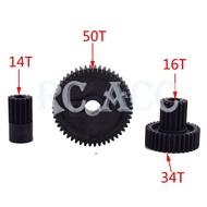 R86410 Plastic Transmission Gear Set 50T+14T+34T+16T for 1/10 RGT 136100V3 Crawler RC Car Parts