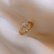 Yuki Nhẫn Phong Cách Thời Trang Mới Hàn Quốc 2022 Cho Nữ Nhẫn Chỉ Số Điều Chỉnh Được Nhẫn Xoắn Đơn G