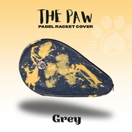 The Paw Grey Denim Padel Racket Cover with Thermal lining | Padel Racket Bag | Padel Racket Bag | Pa