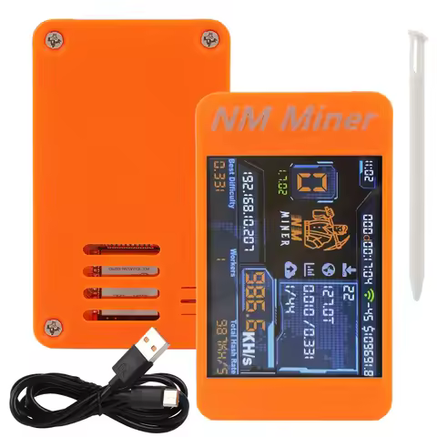 Bitcoins Miner NMMiner Upgrade 980KH/S 2.8 inch Color Display DIY Solo Miner Crypto Miner Home Use B