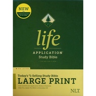 NLT Life Application Study Bible, Third Edition, Large Print * HARDCOVER * English Bible * Christian