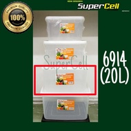NCI Multipurpose Container Transparent 6914 20L L37cm X W30cm X H22.5cm
