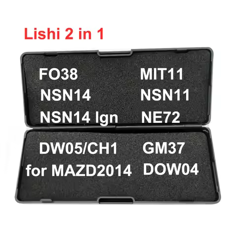lishi 2 in 1 MAZ24 for NE72 MIT11 DOW04 NSN14 for MAZDA2014 FO38 NSN11 CH1 DW05 GM37 LiShi 2in1 Lock