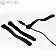 Ready Stock Quick Shipment Shida P-Shaped Anti-Lost Velcro Data Cable Harness Velcro Tape Cable Tie Cable Management Tape Cable Tie 10 * 15