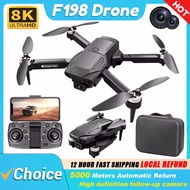 New F198 Drone Professional Dual Camera With 1080P WIFI FPV HD Aerial Photography Wide Angle Brushle