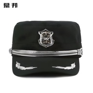 New Shanghai Security Cap Security Property Gate Guard Training Cap Shanghai Security Olive Green Ba