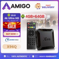 X96Q Android TV Box Allwinner H313 2GB 16GB 2.4G Wifi 4K Smart Tv Android Box Malaysia 2023 x96 TV Box for old tv