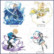 HT Sword Art Online Anime Figure SAO Action Model Toys Ornaments Kirigaya Asuna Desktop Home Decor G